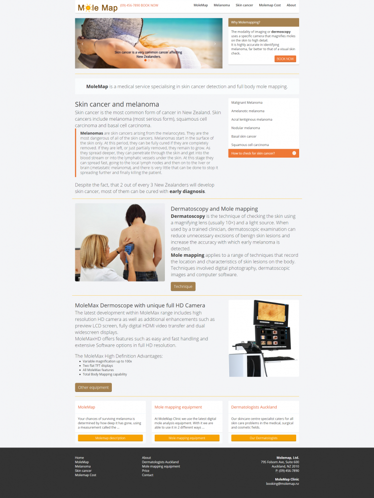 Corporate website design