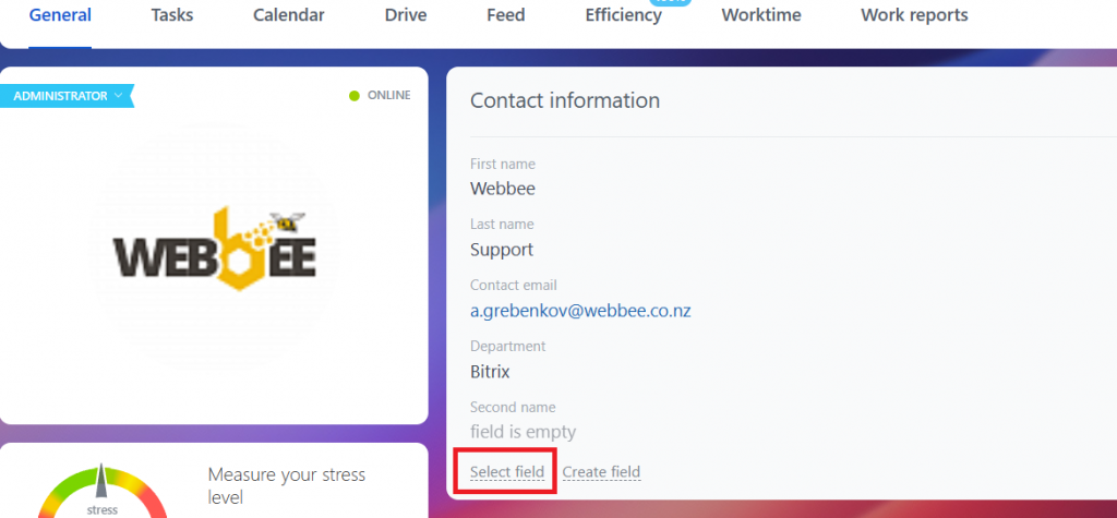 add open slots link to an individual user profile
