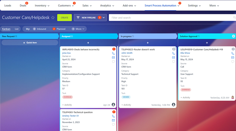 Bitrix24 Customer Care/Helpdesk SPA